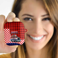 Croatia Christmas AirPods Case Santa Claus Drives Home With Gifts - Wonder Print Shop