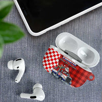Croatia Christmas AirPods Case Santa Claus Drives Home With Gifts - Wonder Print Shop