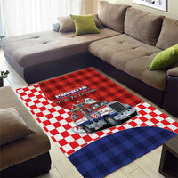 Croatia Christmas Area Rug Santa Claus Drives Home With Gifts - Wonder Print Shop