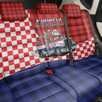 Croatia Christmas Back Car Seat Cover Santa Claus Drives Home With Gifts - undefined