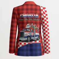 Croatia Christmas Blazer Santa Claus Drives Home With Gifts - Wonder Print Shop