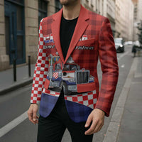 Croatia Christmas Blazer Santa Claus Drives Home With Gifts - Wonder Print Shop