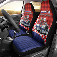 Croatia Christmas Car Seat Cover Santa Claus Drives Home With Gifts - Wonder Print Shop