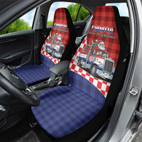 Croatia Christmas Car Seat Cover Santa Claus Drives Home With Gifts - Wonder Print Shop