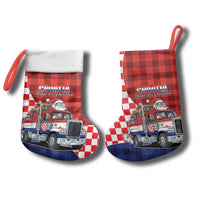 Croatia Christmas Stocking Santa Claus Drives Home With Gifts - Wonder Print Shop