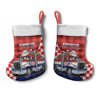 Croatia Christmas Stocking Santa Claus Drives Home With Gifts - Wonder Print Shop