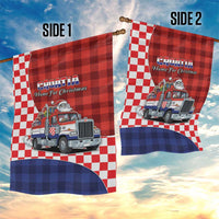 Croatia Christmas Garden Flag Santa Claus Drives Home With Gifts - Wonder Print Shop