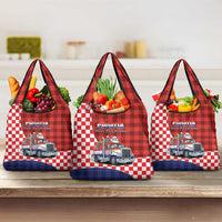 Croatia Christmas Grocery Bag Santa Claus Drives Home With Gifts - undefined