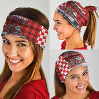 Croatia Christmas Neck Gaiter Santa Claus Drives Home With Gifts - Wonder Print Shop