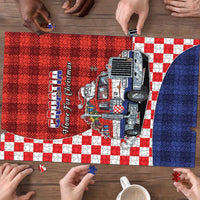 Croatia Christmas Puzzle Santa Claus Drives Home With Gifts - Wonder Print Shop