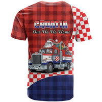 Croatia Christmas T Shirt Santa Claus Drives Home With Gifts - Wonder Print Shop