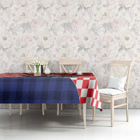 Croatia Christmas Tablecloth Santa Claus Drives Home With Gifts - Wonder Print Shop