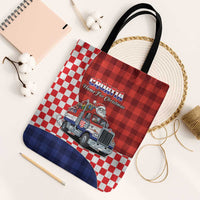 Croatia Christmas Tote Bag Santa Claus Drives Home With Gifts - Wonder Print Shop