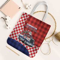 Croatia Christmas Tote Bag Santa Claus Drives Home With Gifts - Wonder Print Shop
