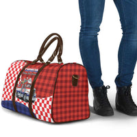 Croatia Christmas Travel Bag Santa Claus Drives Home With Gifts - Wonder Print Shop