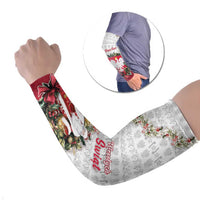 Poland Christmas Arm Sleeves Dziadek Mroz With Wreath - Wonder Print Shop