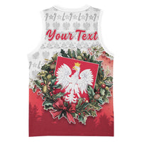 Poland Christmas Basketball Jersey Dziadek Mroz With Wreath - Wonder Print Shop