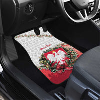 Poland Christmas Car Mats Dziadek Mroz With Wreath - Wonder Print Shop