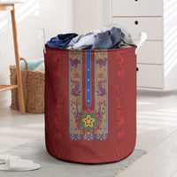 Philippines Christmas Laundry Basket Parol Xmas Barong Style - Wonder Print Shop