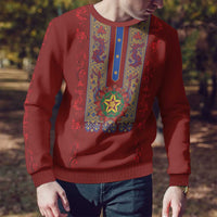 Philippines Christmas Ugly Christmas Sweater Parol Xmas Barong Style - Wonder Print Shop