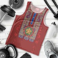 Philippines Christmas Men Tank Top Parol Xmas Barong Style - Wonder Print Shop