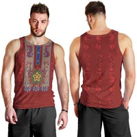 Philippines Christmas Men Tank Top Parol Xmas Barong Style - Wonder Print Shop