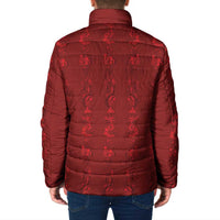 Philippines Christmas Padded Jacket Parol Xmas Barong Style - Wonder Print Shop