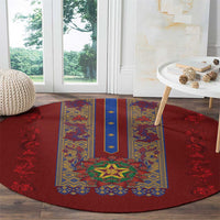Philippines Christmas Round Carpet Parol Xmas Barong Style - Wonder Print Shop