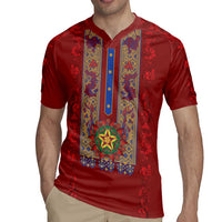 Philippines Christmas Rugby Jersey Parol Xmas Barong Style - Wonder Print Shop