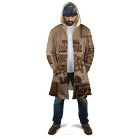 Native American Cloak Retro Map Stitching Effect