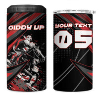 Custom Horse Racing 4 in 1 Can Cooler Tumbler Giddy Up