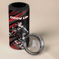 Custom Horse Racing 4 in 1 Can Cooler Tumbler Giddy Up