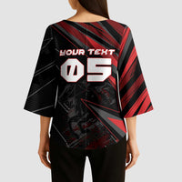 Custom Horse Racing Kimono Sleeve Blouse Giddy Up