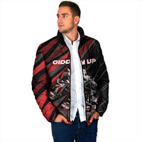 Custom Horse Racing Padded Jacket Giddy Up