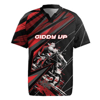 Custom Horse Racing Rugby Jersey Giddy Up