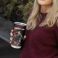 Custom Horse Racing Tumbler Cup Giddy Up