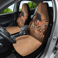 Horse Racing Car Seat Cover Royal Race Leather Effect