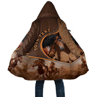 Personalized Horse Racing Cloak Royal Race Leather Effect