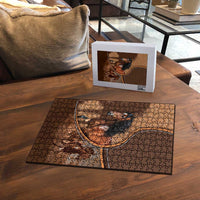 Horse Racing Puzzle Royal Race Leather Effect