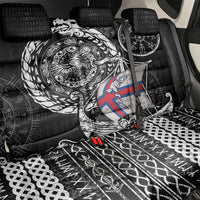 Viking Faroe Islands Back Car Seat Cover Faroese Viking Ship