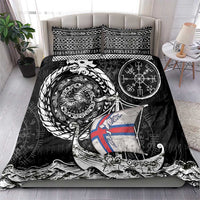 Viking Faroe Islands Bedding Set Faroese Viking Ship
