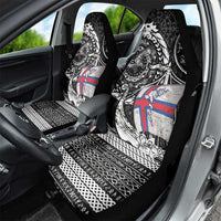 Viking Faroe Islands Car Seat Cover Faroese Viking Ship