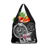 Viking Faroe Islands Grocery Bag Faroese Viking Ship