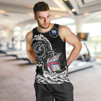 Personalized Viking Faroe Islands Men Tank Top Faroese Viking Ship