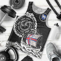 Personalized Viking Faroe Islands Men Tank Top Faroese Viking Ship