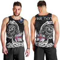 Personalized Viking Faroe Islands Men Tank Top Faroese Viking Ship