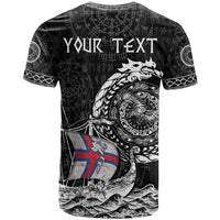 Personalized Viking Faroe Islands T Shirt Faroese Viking Ship