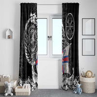 Viking Faroe Islands Window Curtain Faroese Viking Ship