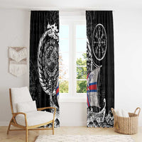 Viking Faroe Islands Window Curtain Faroese Viking Ship