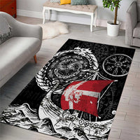 Viking Denmark Area Rug Danish Viking Ship